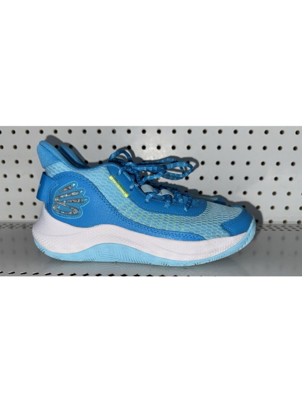Under Armour Curry 3Z7 GS Boys Youth Athletic Basketball Shoes Size 5.5Y Blue